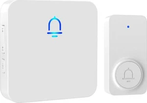 Wireless Doorbell Waterproof 7 Color LED Indicator 1000Ft Long Range 32 Chimes - Picture 1 of 8