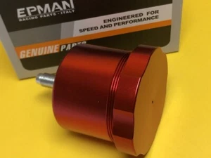 Remote Brake fluid resevoir Billet aluminium pedal box master cylinder Red - Picture 1 of 5