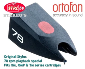 ORTOFON Original STYLUS 78 - Diamant spécial 78 tours tr rpm pour OM, OMP & TM - Picture 1 of 3