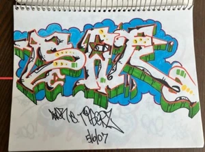 SAR TMB Sketch 2007! 28x21cm COPE2/QUIK/TAKI183/GHOST/LAKES/DAZE/FUTURA2000/SONIC - Picture 1 of 1
