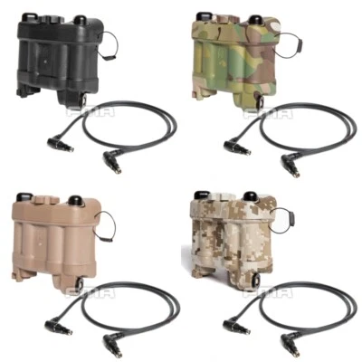 FMA Tactical PVS31 IR Infrared Strobe Helmet Battery Storage Case Box + L Cable - Image 1 of 4