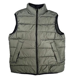 Zara Puffer Vest Mens M Golf Outdoors Casual Green - Picture 1 of 8
