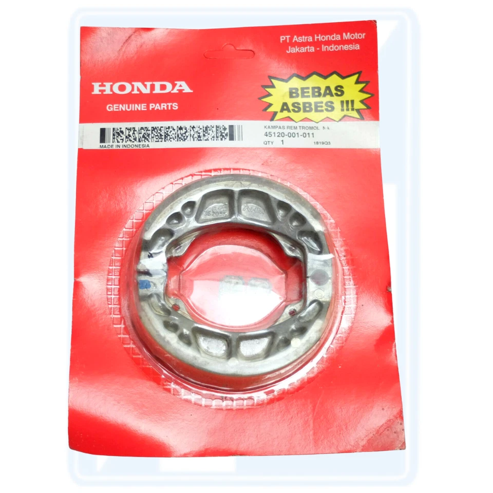 Pastilla de freno de zapata OEM Honda CB CL SL 100 S90 CL90 CB125S CG125 CG110 S110 CZ100 Z50 Foto 1 de 4