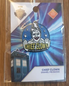 Doctor Who The Greatest Show In The Galaxy Chief Clown Enamel Pin Badge - Picture 1 of 1