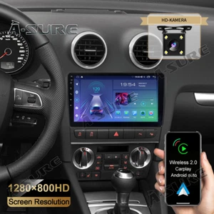 Für Audi A3 S3 RS3 8P 2+32 GB Carplay Autoradio Android 13 GPS Navi RDS Kamera - Bild 1 von 17
