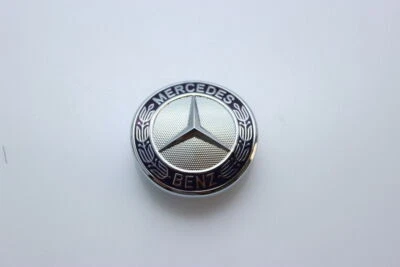 Genuine OEM MERCEDES W221 W211 W212 E550 S550 E63 GRILLE BADGE EMBLEM NEW Blue - Image 1 of 3