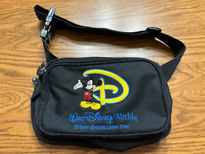 Walt Disney World VTG fanny pack embroidered Mickey Mouse