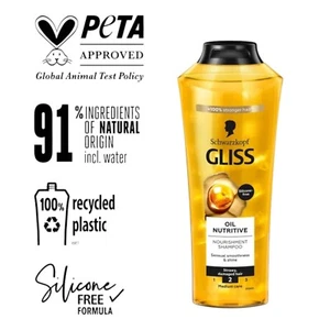 Schwarzkopf Gliss Aceite Champú Nutritivo Nutritivo con Aceite - Imagen 1 de 7