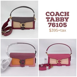 Coach Tabby Schultertasche 26 Zoll Colorblock 76105 Umhängetasche neu mit Etikett Org $ 395 - Bild 1 von 47
