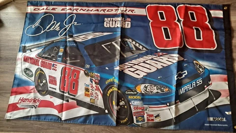 Dale Earnhardt Jr # 88 DOUBLE SIDED 3 x 5 FLAG ! National Guard Cover
