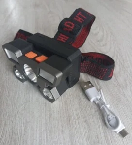 Potente Linterna frontal led recargable (Incluye batería) - Imagen 1 de 3
