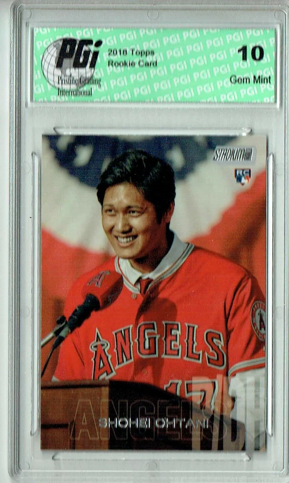 Shohei Ohtani 2018 Topps Stadium Club #138 Rookie Card PGI 10 - Image 1 of 1