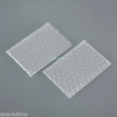 20 Clear Plastic Bubble Pack Cushioning Packing Pouches Bag 3" x 5"_80 x 125mm - Image 1 of 4
