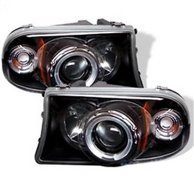 Faros proyectores Spyder 1 pieza LED halo para Dodge Dakota/Durango - negros Foto 1 de 4