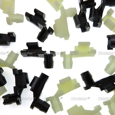 Total 20 Door Lock Rod Hood Latch Locking Push Clip For GM For AMC For Chrysler - Image 1 of 4