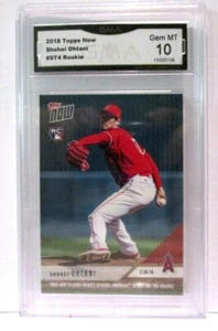 Shohei Ohtani RC 2018 Topps Now ROOKIE giapponese # ST4 GEM GMA10!Angels P/DH RC - Foto 1 di 2