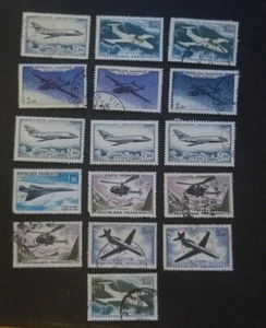 FRANCE Airmail Used Unused MH Stamp Lot Collection T7324 - Picture 1 of 1