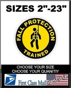 Fall Protection Certified Hard Hat Sticker, Decal Helmet Label Safety Laborer 6Y - Picture 1 of 1
