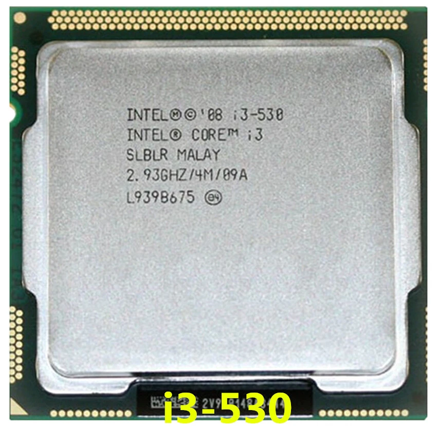 Intel Core i3-530 CPU Dual-Core 2.93GHz / 4MB LGA1156 SLBLR Processor - Image 1 of 1