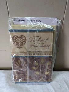 Anniversary (Husband) Hallmark Heartline Card with Envelopes - Pack of 14 - Picture 1 of 1