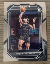 Ausar Thompson 2023-24 Panini Prizm Draft Picks Base RC SP Detroit Pistons #17