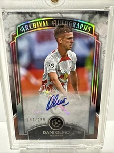 2022-23 Topps Museum UEFA Dani Olmo Archival Auto 294/299 - Picture 1 of 15