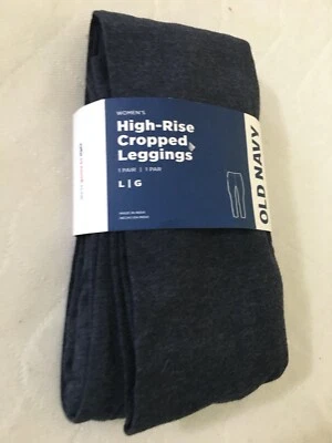 Old Navy Women's High Rise Jersey Cropped Leggings Charcoal Blue U pick - Image 1 of 4