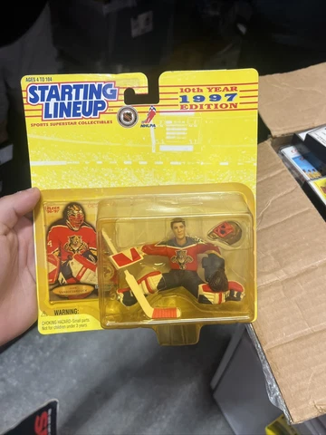 John Vanbiesbrouck Florida Panthers NHL 1997 Starting Lineup Figure NIB Beezer Cover