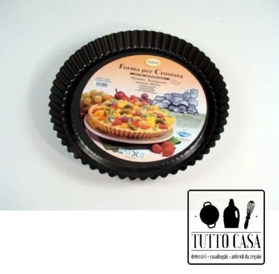 STAMPO FORMA PER CROSTATA RUOTO FURBO TONDO TORTIERA CM 32 VESPA - Bild 1 von 3