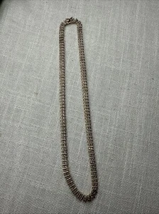 Beautiful Unusual Sterling Silver 925 Necklace 34.5 Grams - Picture 1 of 12
