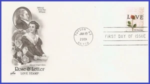 USA5 #3496 U/A ARTCRAFT FDC Rose & Love Letter - Picture 1 of 1