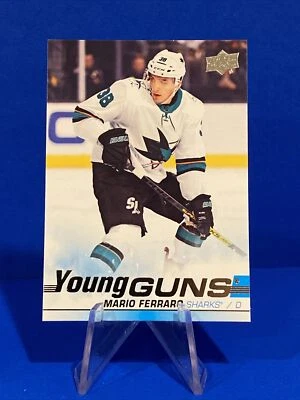 2019-20 Upper Deck Mario Ferraro Young Guns Rookie Card San Jose Sharks RC 🔥📈 - Image 1 of 2