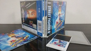PC Engine Street Fighter 2 Dash Strike II' NEC Avenue Strike II Dash Japan WA - Picture 1 of 5