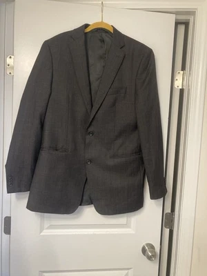 Blazer Marc Anthony Clásico Gris Carbón Para Hombre Lana Dos Botones Hombre’s 40R Foto 1 de 4