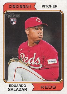 Topps Heritage #707 2023 Eduardo Salazar - Imagen 1 de 2