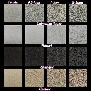 Piedras preciosas trituradas gruesas de todos los tamaños para hacer arte de joyería incrustación de madera para trabajar la madera - Imagen 1 de 30