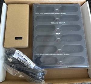Williams Sound CHG3512 - Pack carrosserie 12 baies chargeur boîte ouverte scellé voir toutes les photos - Photo 1 sur 6