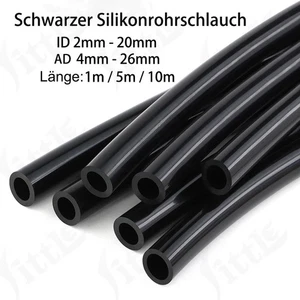 Tubo depressione ID 2-20mm tubo depressione silicone nero tubo sottovuoto - Foto 1 di 46