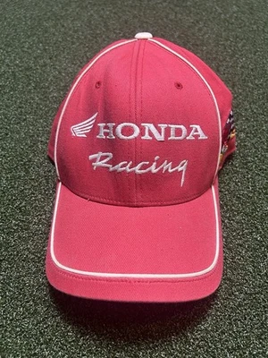 Chapéu Fox Racing Y2K vermelho Honda Racing ajustado tamanho M bordado motocross MotoX - Imagem 1 de 4