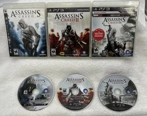 ASSASSIN'S CREED Trilogy Collection 1+2+3 Paquete (PlayStation 3 2007) PS3 - Imagen 1 de 19