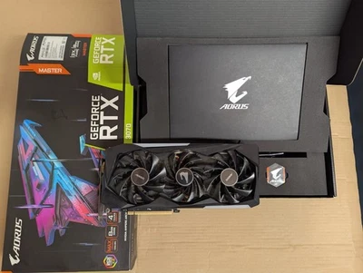 GIGABYTE AORUS GeForce RTX 3070 MASTER 8‎GB GDDR6 Scheda Grafica GPU - Image 1 of 3