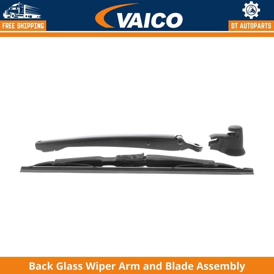 Conjunto de brazo y cuchilla limpiaparabrisas trasero de vidrio para Volkswagen Golf City 2008-10 2,0 L Vaico Foto 1 de 1