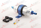 044 Bosch External Fuel Pump + Billet Bracket Blue + 1/2" Inlet 5/16"Outlet Barb