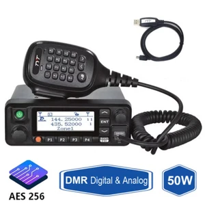 TYT MD-9600Plus DMR Radio Digitale AES256 Crittografia 50KM Dual Band Walkie Talkie - Foto 1 di 12