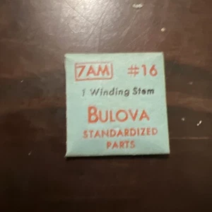BULOVA New Old Stock NOS Watch Part #16 Winding Stem - Picture 1 of 2
