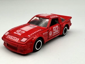 TOMICA POCKET CARS #74 MAZDA SAVANNA RX-7 RACING, RED, 1:64, EXCELLENT - Picture 1 of 8