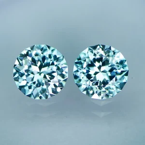 2.90ct Matching Pairs Natural Zircon, Custom Cut, Cambodia, Watch the Video - Picture 1 of 2