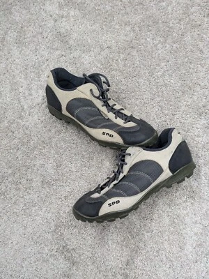 Sapato de ciclismo masculino Shimano SPD EUA 7.5 EU 41 camurça marrom clipe de mountain bike - Imagem 1 de 4