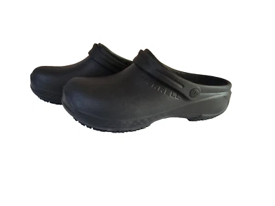 Мужские резиновые сабо Merrell размер США 9 женские размер 11 Encore Service Pro черные - Изображение 1 из 4