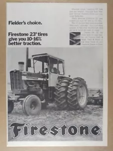 1969 Firestone 23 Tires IH International Farmall 1256 Tractor vintage print Ad - Picture 1 of 1